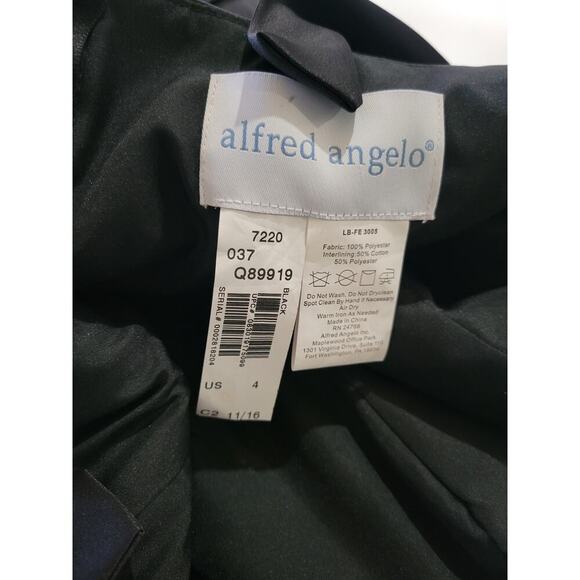 Alfred Angelo women's black sleeveless sweetheart corset formal occasion blouse - Picture 4 of 8